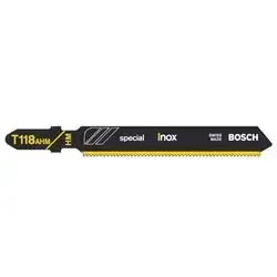 Bosch Jigsaw Blade Speci For Inox T118Ahm 3 Pcs