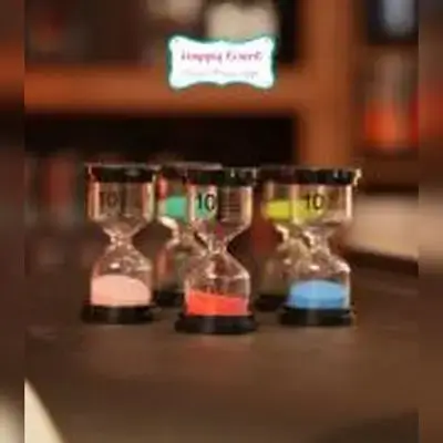 10-Minute Glass Hourglass - Four-Color Set