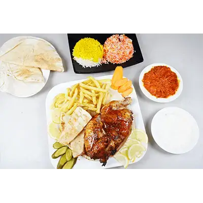 Half Grilled Chicken