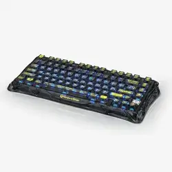 Gravastar Mercury K1 Lite - Black Transparent Gaming Keyboard