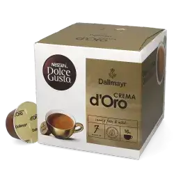 NESCAFÉ Dolce Gusto Dallmayr Crema d’Oro – Intensity 7 – 16 Capsules