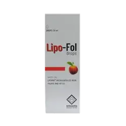 Lipo-Fol Drops Based on Microcapsules Iron, Folate and Vitamin D3 30ml _ erbozeta