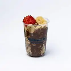Chocolate And Banana And Strawberry Crepe Cup