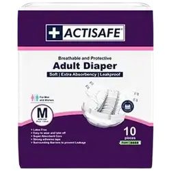 Breathable And Protective Adult Diaper M 80cm*120cm 10Pieces _ ACTISAFE