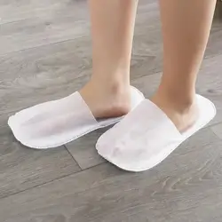 1 Pair Disposable Thin Slippers, Suitable For Hotels And Inns,