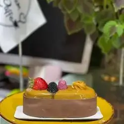 Turta With Chocolate Sauce