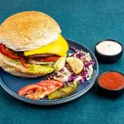 Meat Burger With Cheese