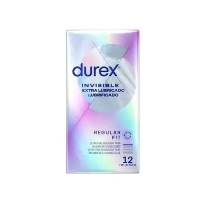 Durex Invisible Extra Lubricated (12 Condoms)
