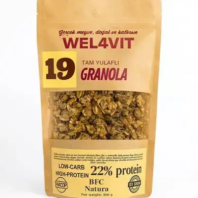 WEL4VIT – Baked Whole Oat Granola with coffee flavor (300 g)