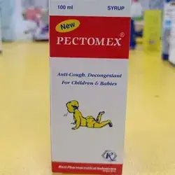 Pectomex syrup anti cough Decongestant for Children & Babies