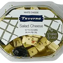 Taverna Salad Cheese With Olives In Herb Oil
