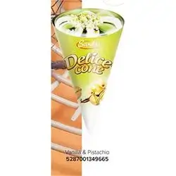 Sandra Delice Cone Vanila&pist 105g