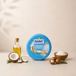 isana salt oil scrub Dead Sea salt