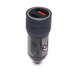 Solight car fast charger 60W USB-C + A