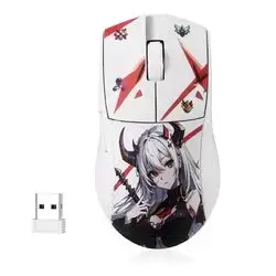 Redragon Ultra Light Wireless Gaming Mouse (White) - Redragon Anime
