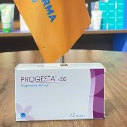 progesta progesterone 400mg 15pessaries suitable for vaginal and rectal use .