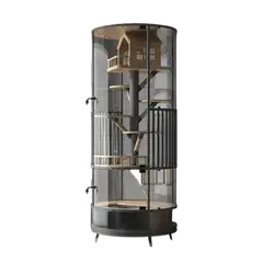 E436 360° Rotating Cat Cage