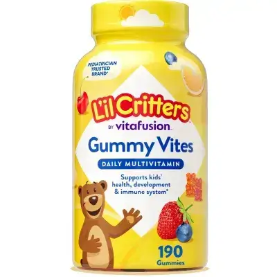 Gummy Vites Daily Multivitamin 190Gummies LIL CRITTERS