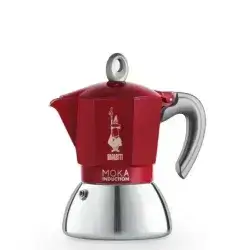 Moka inductton red 4 cup