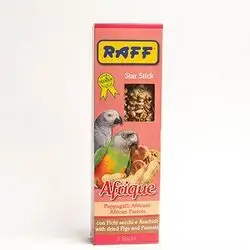 Raff - Star Stick African Parrots With Dried Figs & Peanuts