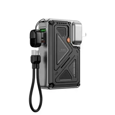 WiWU Knight Series Power Bank WI-P057C | 10000mAh 35W – Black
