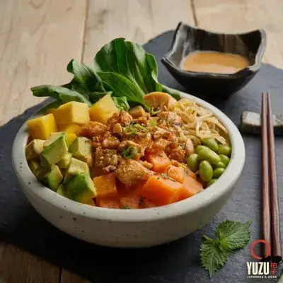 Chicken Miso Poke