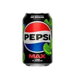 Pepsi Max Lime Flavour No Sugar Europe 330ml