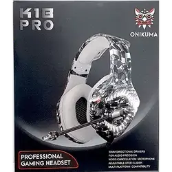 Headset K18Pro Onikuma. Headset And Mic For Gaming. Grey