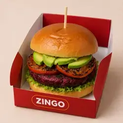 Vegetarian Burger with Avocado