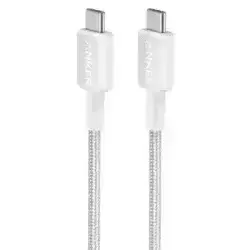 Anker 322 USB-C to USB-C Data Cable, 90 cm, 60 Watt, White