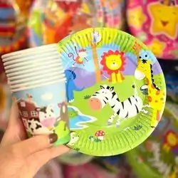 disposable paper plate & cup