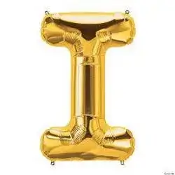 balloon letter I