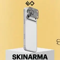 SKINARMA SONIX Full Camera Lens Protector for iPhone 17 Pro Max - Sliver