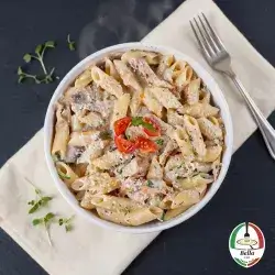 Vegetables Penne Alfredo