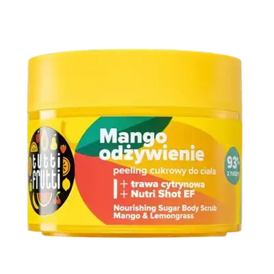 Tutti Frutti Sugar Scrub For Body Mango Nutrition - Mango & Lemongrass 300g _ Farmona