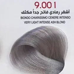 Hair Colour From The Italian Jfi In Elegant Colors - 9.001 Very Light Intense Ash Blond