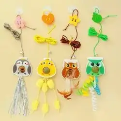 Door Hanging Cat Toy With Catnip 1Pcs
