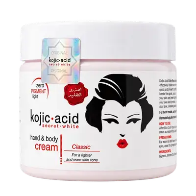 kojic Acid Secret White Hand & Body Cream 360ml _ NVAi