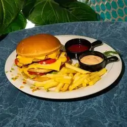 Double Chicken Burger