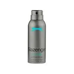 Slazenger Body Spray Deodorant Active Sport Turquoise For Men 150 Ml