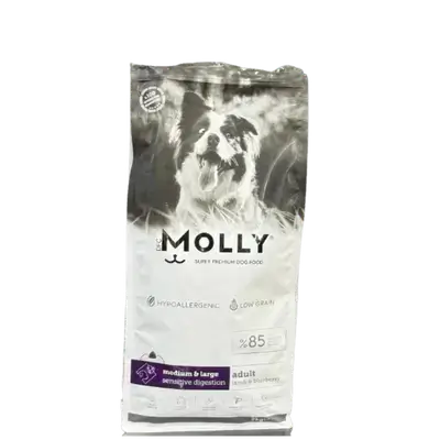 Molly - Medium & Large Adult - Lamb & Blueberry - Sensitive Digestion 2Kg