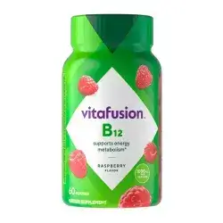 Vitafusion B12 raspberry flavor 60gummies