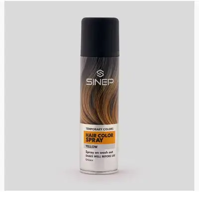 HAIR COLOR SPRAY#YELLOW