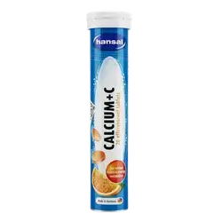 Calcium + C For Normal Bones & Energy Metabolism 20 Effervescent Tablets _ hansal