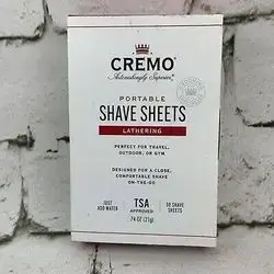 CREMO Shave Sheets Lathering TSA