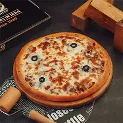 Marinated Beef Pizza