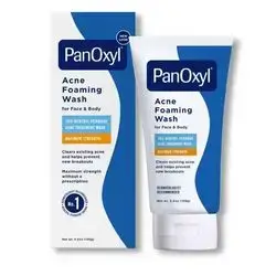panOxyl acne foaming wash for face & body %10 benzoyl peroxide  156g
