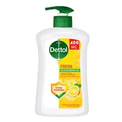 Dettol Fresh Liquid Handwash Pump, Citrus & Orange Blossom Scent, 400ml