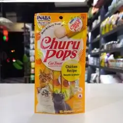 Inaba Churu Pops ( Chicken Recipe ) 4 Tubes