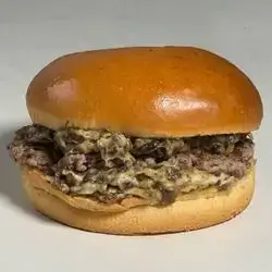 Mushroom Burger meal 